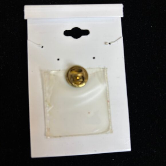 Austrian Crystal Topaz Guardian Angel Pendant Tie Tac VTG NWOT - Picture 3 of 4